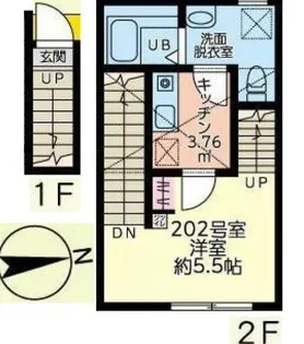 仮)シティハイツ大船町【2階】の間取り