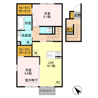 BEST HOUSE III【2階】の間取り
