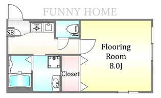 MAISON R・K【1階】の間取り