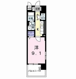 グラン ヴェルジェ【2階】の間取り