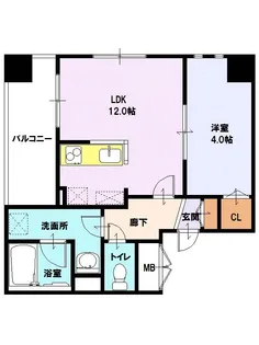 千葉県千葉市若葉区都賀3【マンション】の間取り