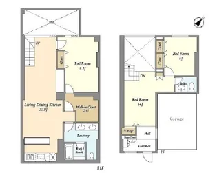 パークフラッツ祐天寺の間取り