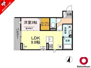 コートテラ【3階】の間取り