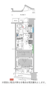 プラウド渋谷東【8階】の間取り