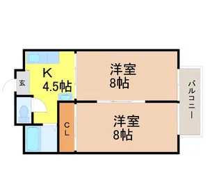 愛知県名古屋市千種区小松町6【マンション】の間取り