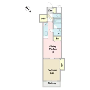 ベガ・ポラール【5階】の間取り