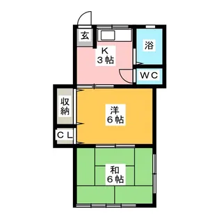 第3小杉コーポ【1階】の間取り