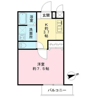 東京都中野区本町4【マンション】の間取り