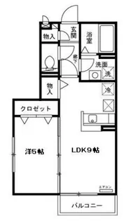 フレシール【1階】の間取り