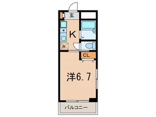 ミュゼ甲子園【8階】の間取り