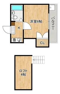 eiraku I【2階】の間取り