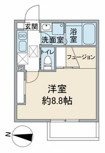 ゴールドヒルズV【3階】の間取り
