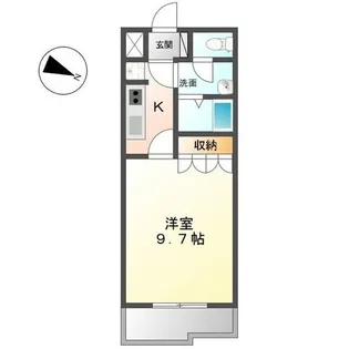 プチシャトーレスト【2階】の間取り