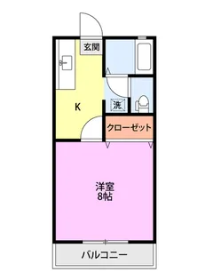 ファミールメゾン小舟町【1階】の間取り