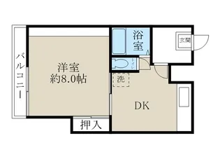 ラ・メゾン・ドゥ・コリン【3階】の間取り