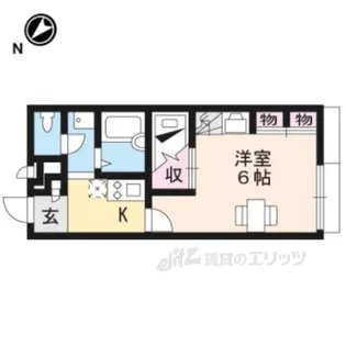 レオパレス近江八幡2【2階】の間取り