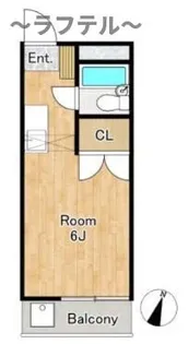 リスタ所沢【1階】の間取り