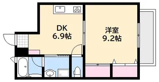 第二阪本ビル【3階】の間取り
