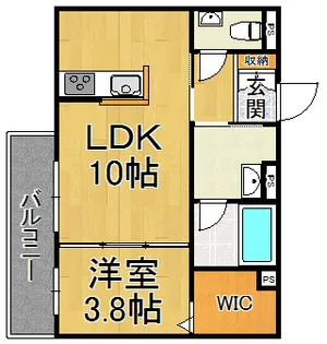 Palacielo【3階】の間取り