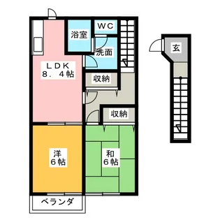 プリマベーラA【2階】の間取り