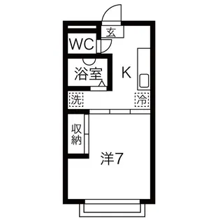 フレンドビル【3階】の間取り