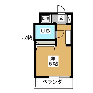 ホーユウコンフォルト白楽A棟【4階】の間取り