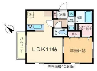 グランピア東金町【3階】の間取り