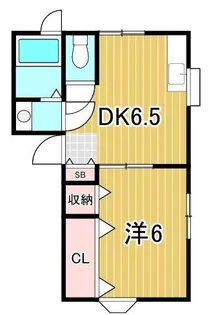 コーポ山本【1階】の間取り