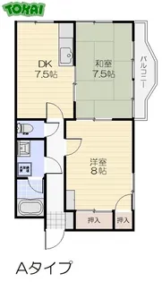 グレース松阪【5階】の間取り