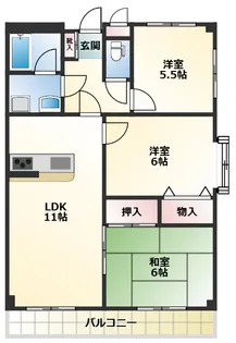 パークアベニュー【4階】の間取り