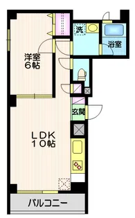 f・Studio【6階】の間取り