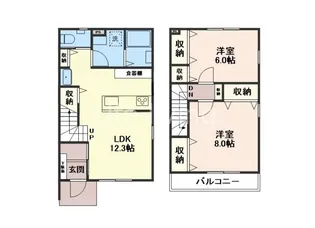 ブリーズレジデンスI【1階】の間取り