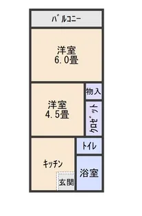 シティハイムチェリー【1階】の間取り