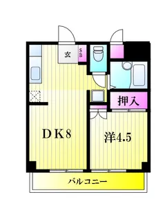 ルミエール沼南【2階】の間取り