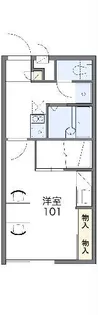 レオパレスマナ【1階】の間取り