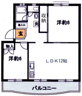 シャトルI【4階】の間取り