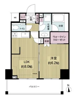 アデニウム東日本橋【11階】の間取り