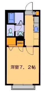 ふらっとぽぴい【2階】の間取り