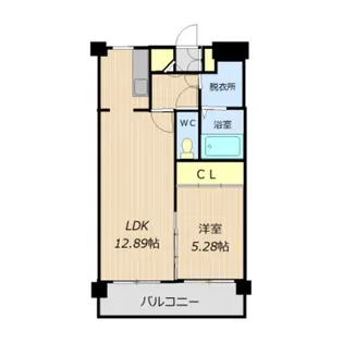トランプ熊本南【4階】の間取り