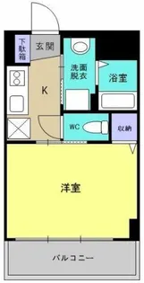 CASA BIANCA 九品寺【4階】の間取り