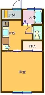 桜ハイツ【2階】の間取り