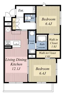 グランドソレイユA1【3階】の間取り