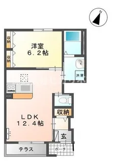 ステイゴールド【1階】の間取り