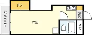 司城ビル【5階】の間取り