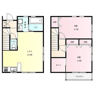 クラール・m【1階】の間取り