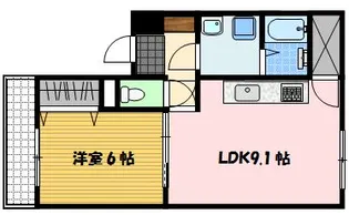 ファミール白鳥【3階】の間取り