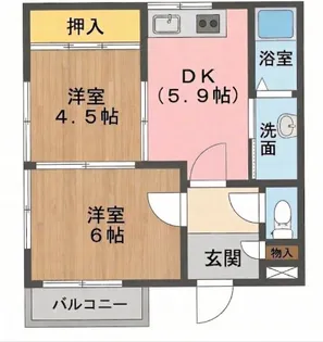 ベニヤ第3ビル【2階】の間取り