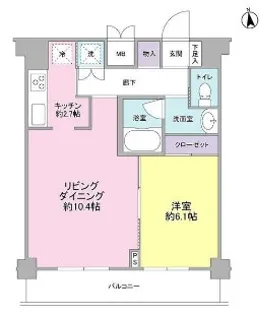 Mark Forest【4階】の間取り