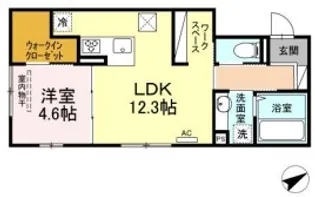 ジラソーレ中店【2階】の間取り