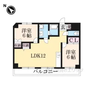 ソレイユ千【1階】の間取り